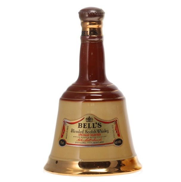 Bells scotch whisky 見本ボトル容器 レアヴィンテージ Bell's Blended Scotch Whisky Specially Selected Brown Decanter