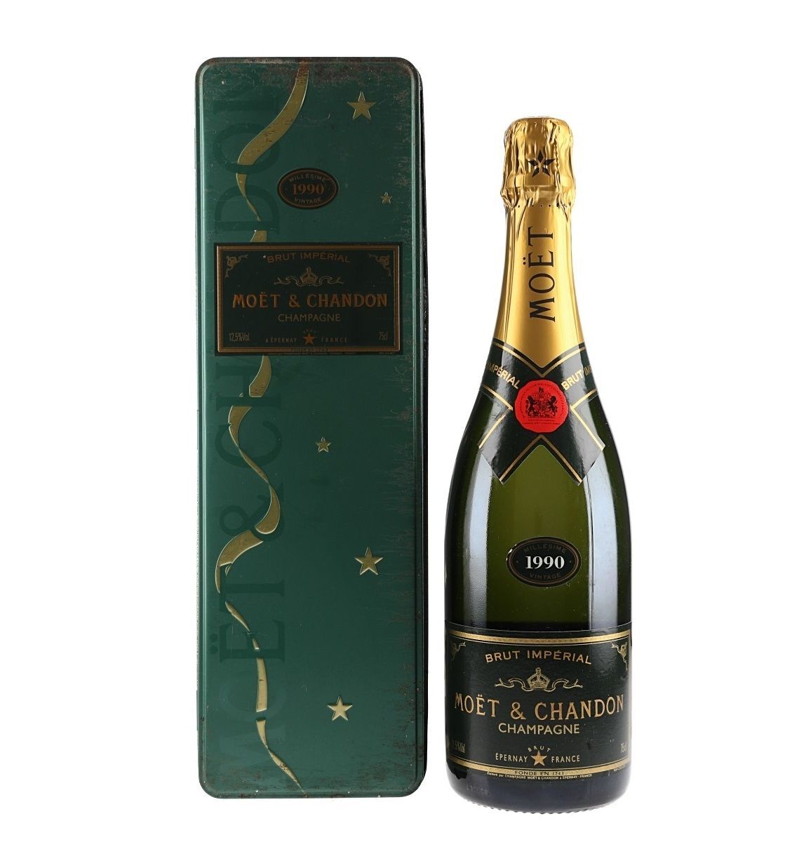 Moët & Chandon 1990 750mlドンペリ　ヴィンテージ Moet & Chandon 1990 Millesime Vintage Brut Imperial Champagne 75cl