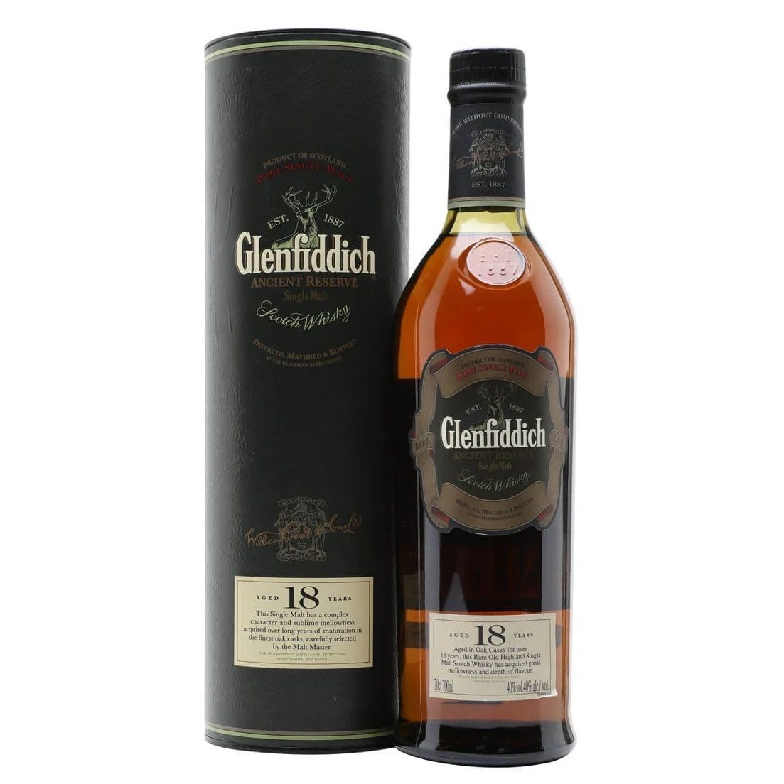 Glenfiddich 18 Year Old Ancient Reserve (1978-1996) 70cl – Whisky
