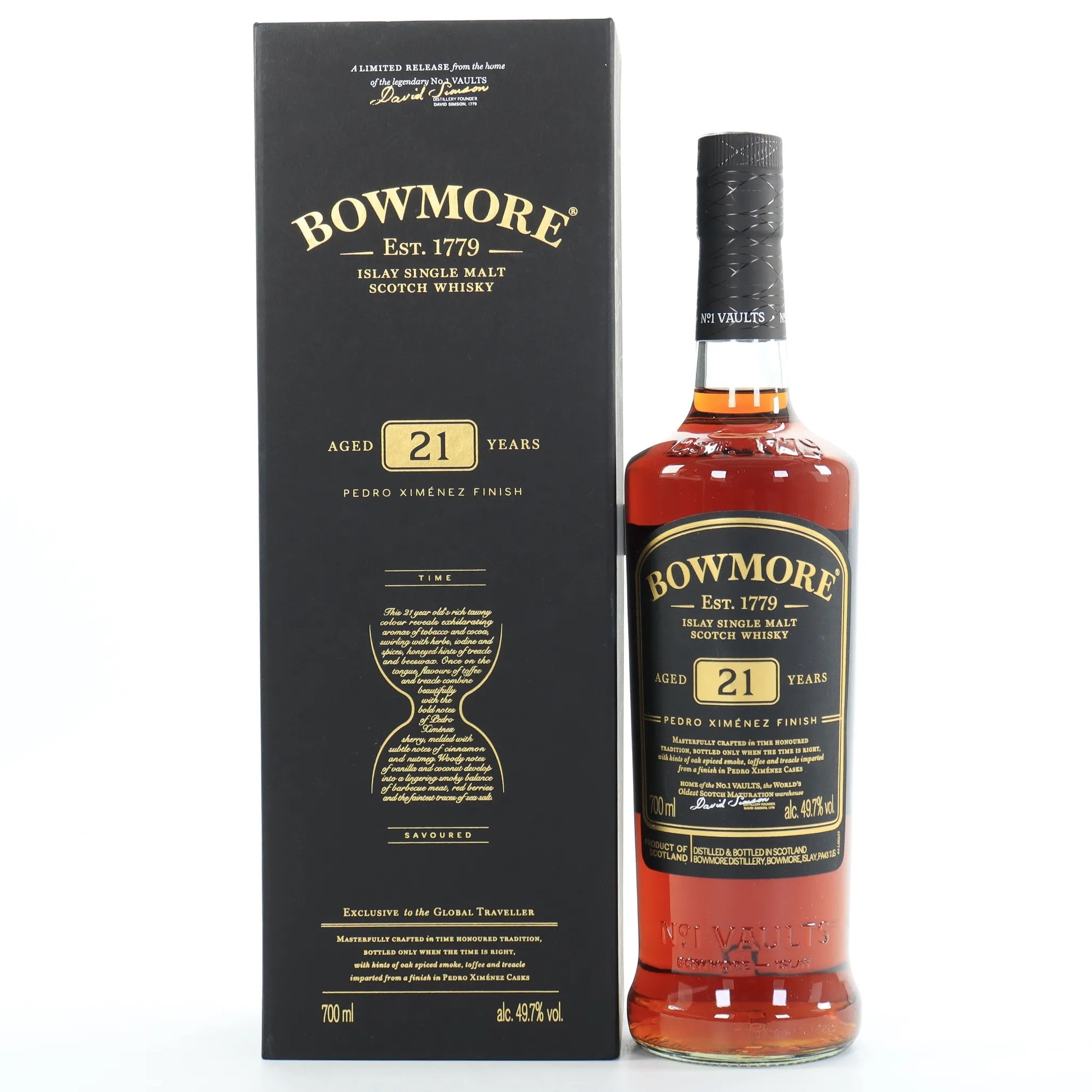 ウイスキー Bowmore 22Years Pedro XimenezCask finish Bowmore 21 Year Old Pedro Ximenez Finish (Travel Retail Exclusive
