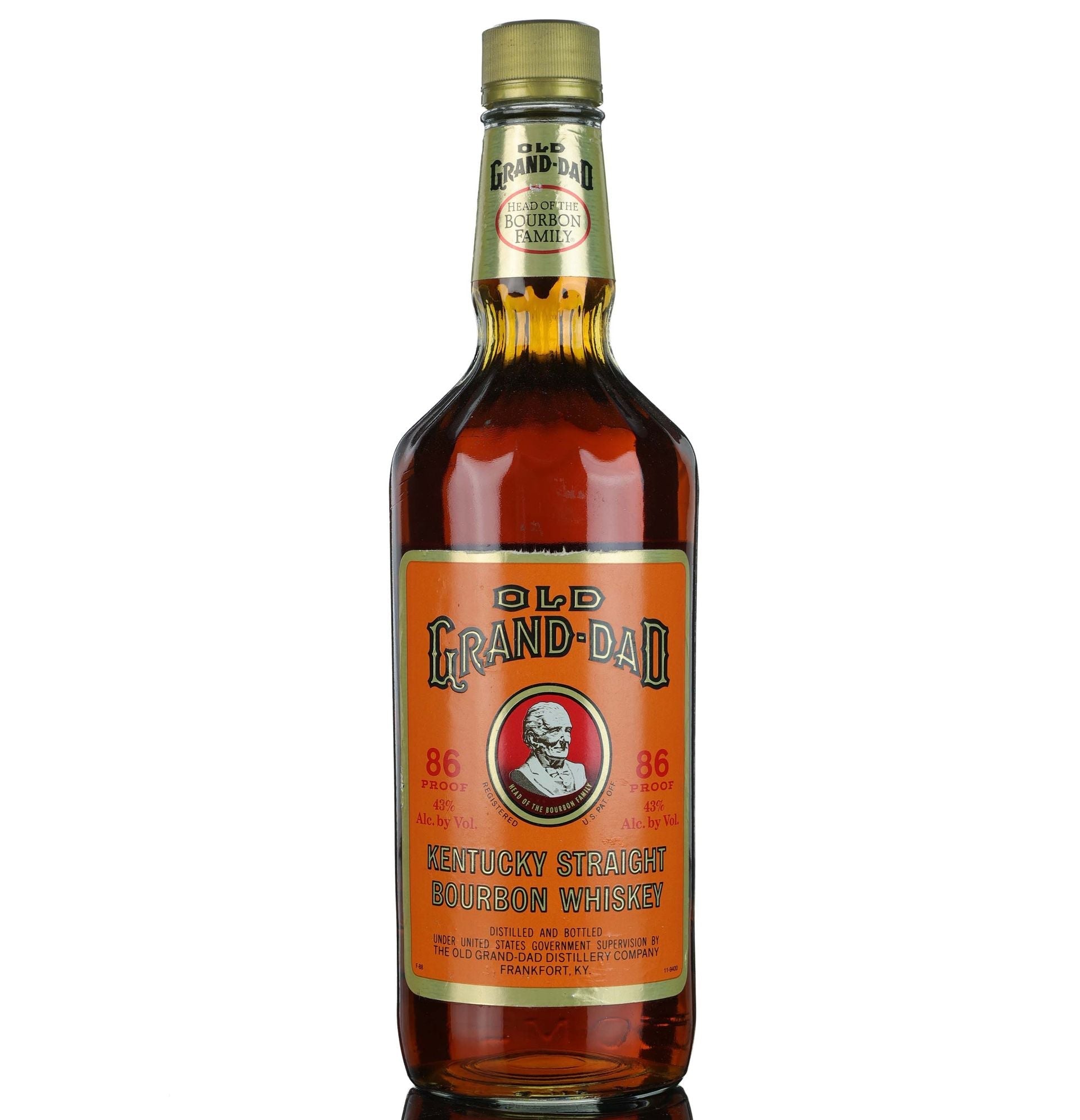 Old Grand-Dad Kentucky Straight Bourbon Whiskey (1988) US Import