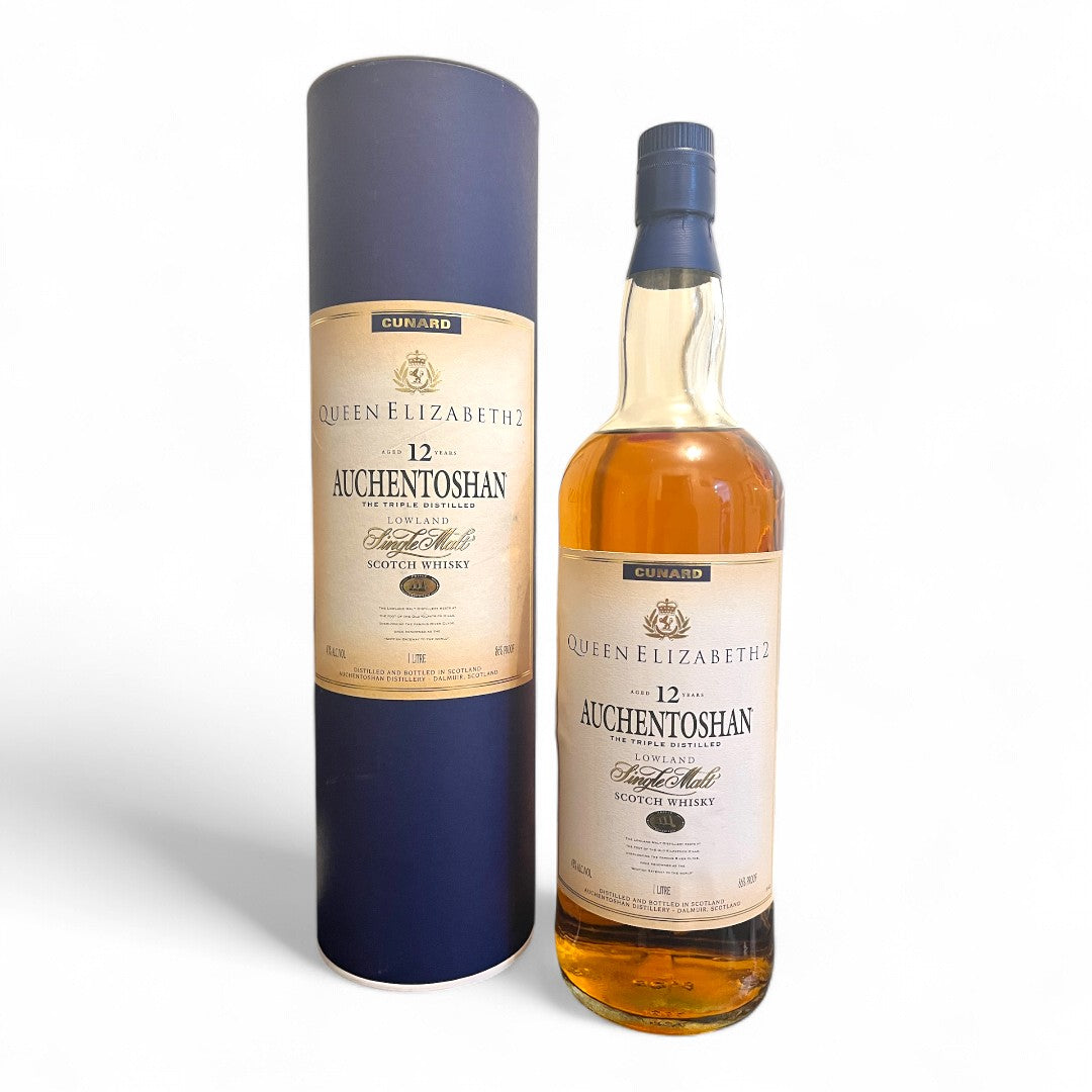 Auchentoshan 12 Year Old Triple Distilled Queen Ezliabeth 2 Cruise