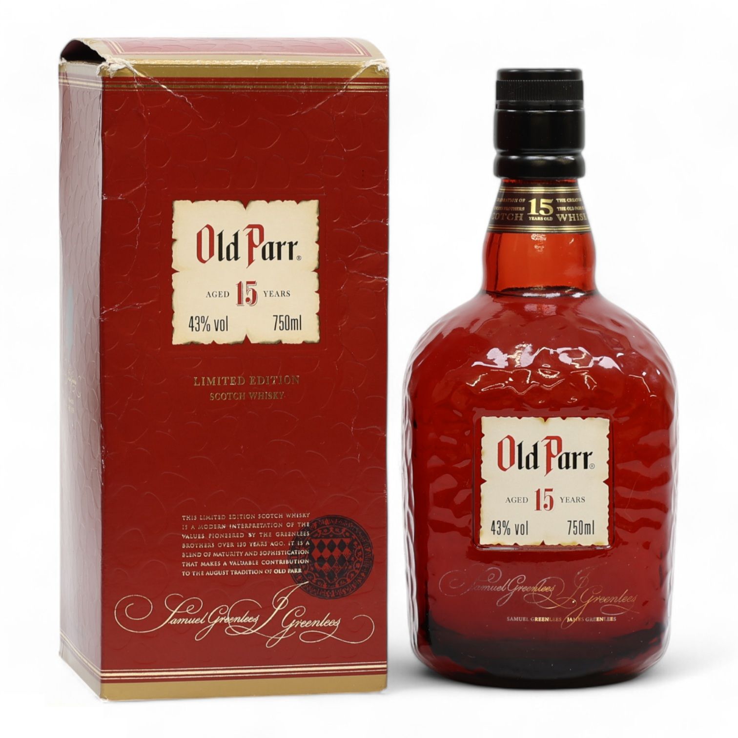 ウイスキー Old Parr 15 Years Limited Edition Grand Old Parr 15 Year Old Blended Scotch Whisky (1990) 75cl