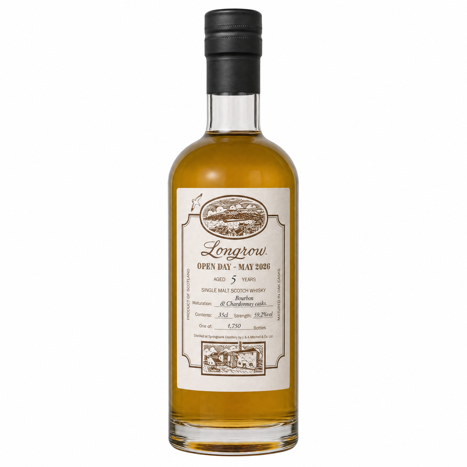 ロングロウ オープンデイ 2026 Longrow 5 Year Old Open Day 2026 Bourbon & Chardonnay Cask Matured