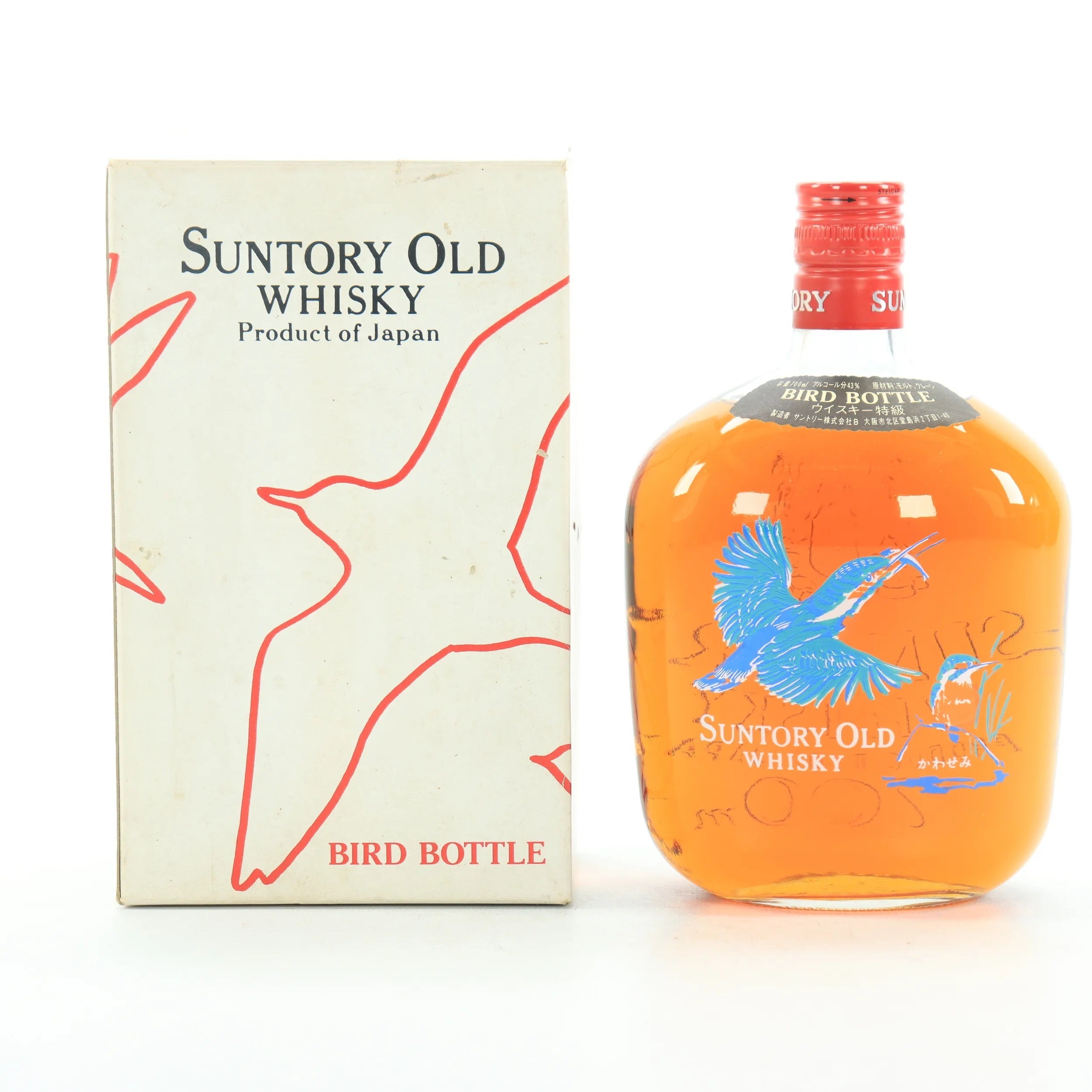 Suntory Old Whisky Bird Bottle Collection Kingfisher Japanese