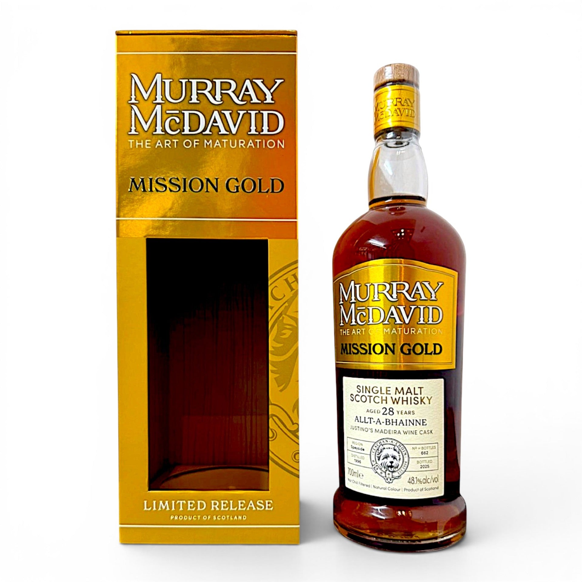Allt-A-Bhainne 28 Year Old 1996 Murray McDavid Mission Gold Single Bou ...