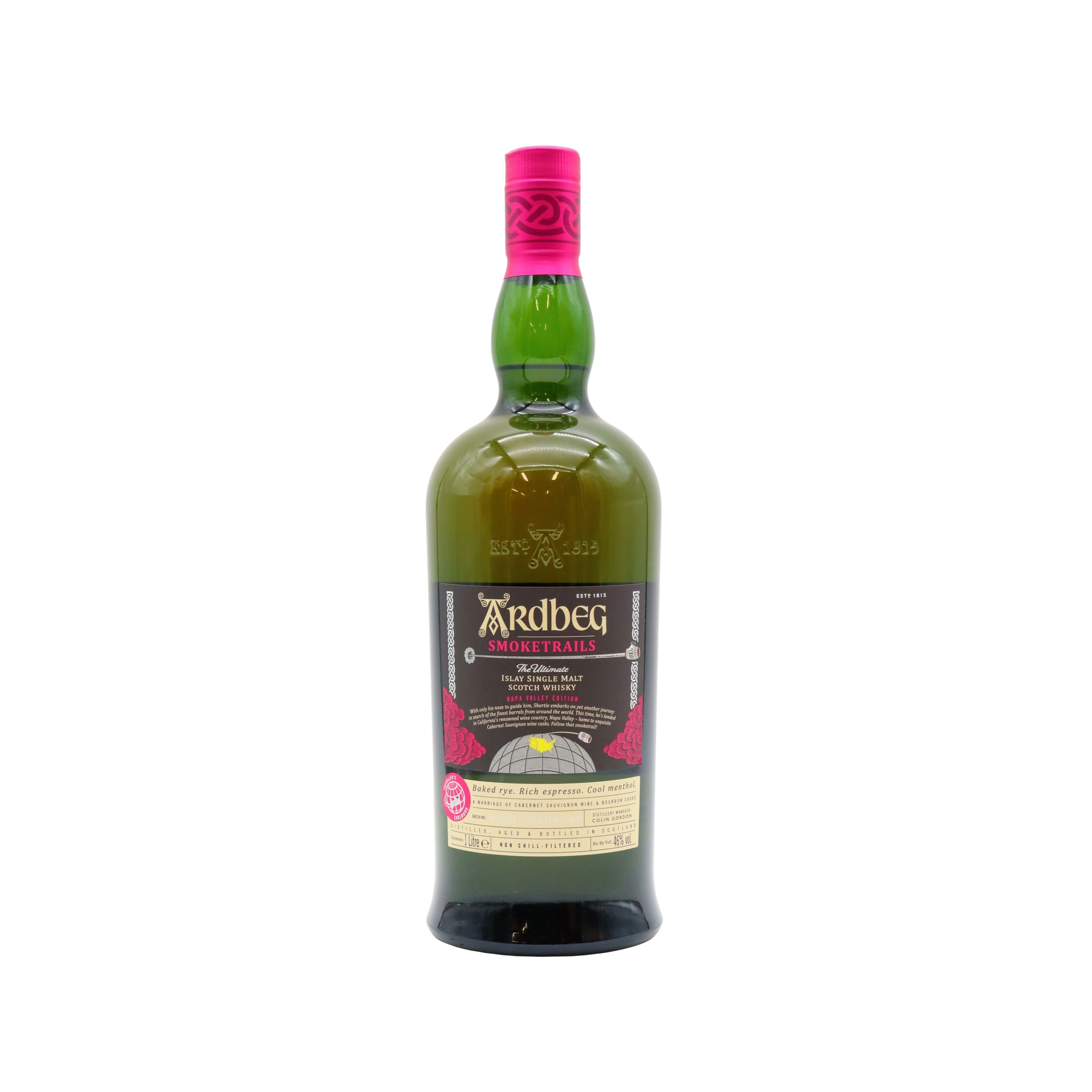[海外免税店限定](入手困難) Ardbeg Smoketrails Islay Ardbeg Smoketrails Napa Valley Edition Travel Retail Excusive