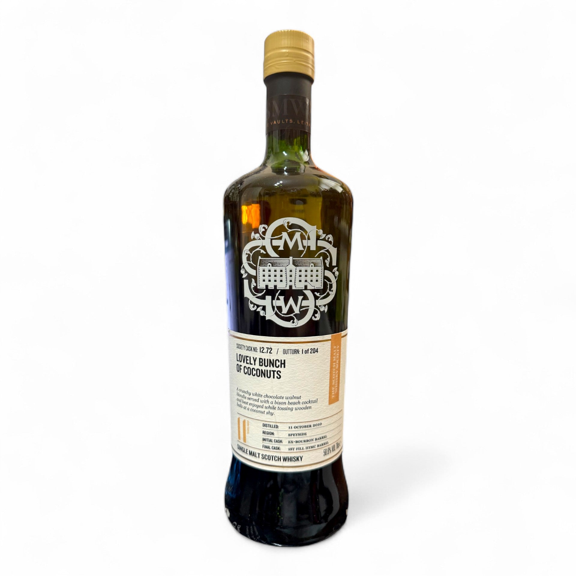 BenRiach 11 Year Old 2010 SMWS Single HTMC Cask 12.72 Lovely Bunch of ...