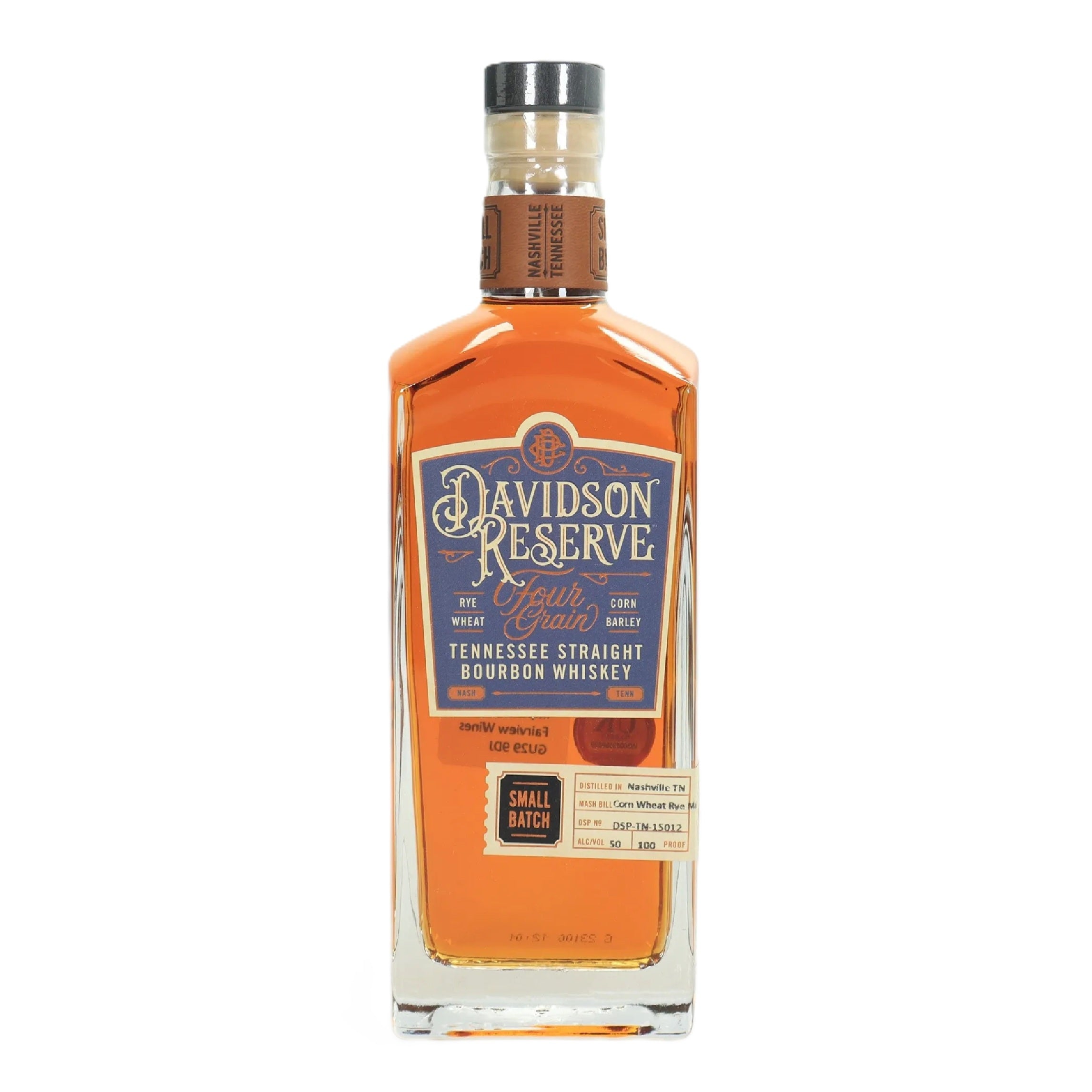 Davidson Reserve Four Grain Small Batch Tennessee Straight Bourbon Whi ...