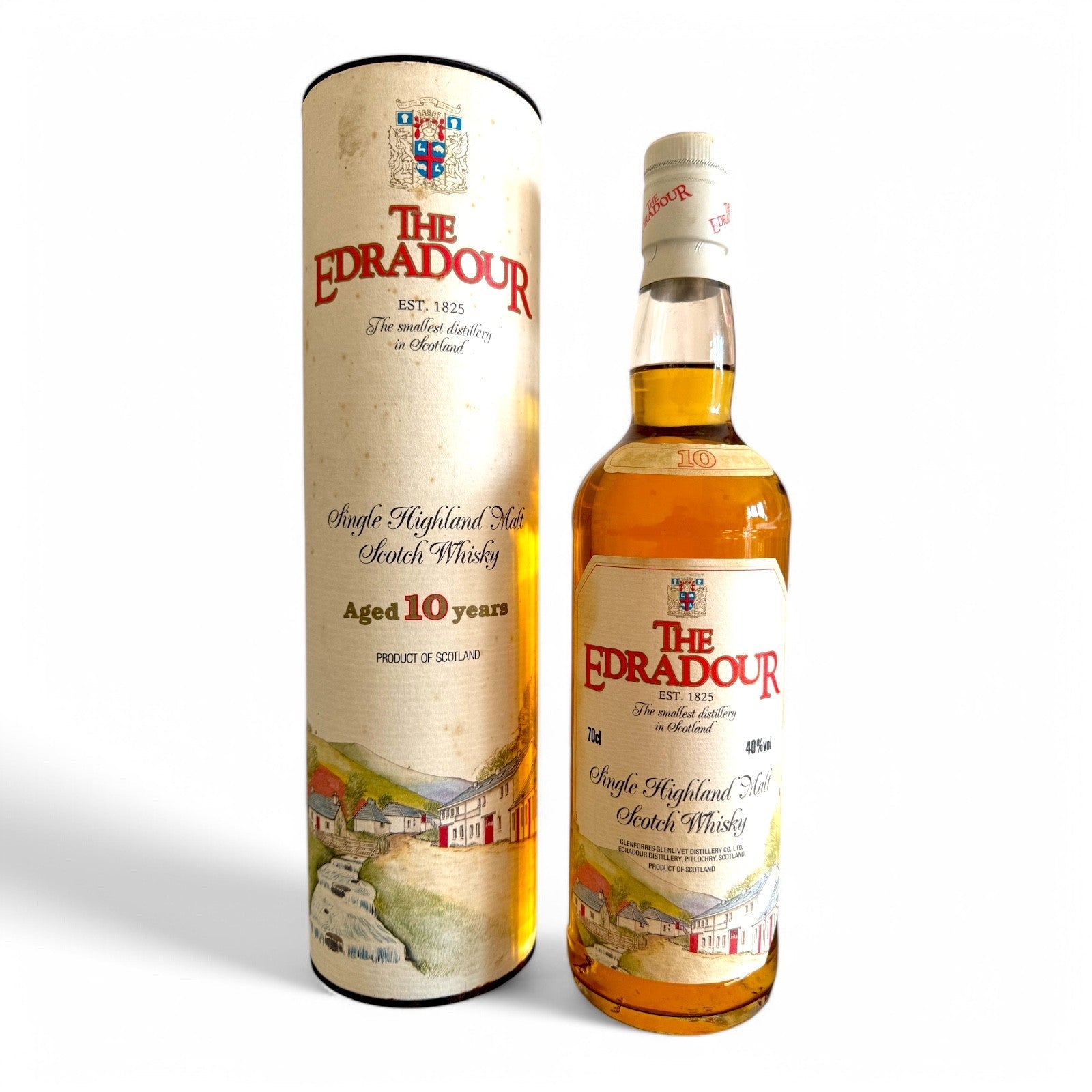 Edradour 10 Year Old Highland Single Malt Whisky (1990s) 70cl