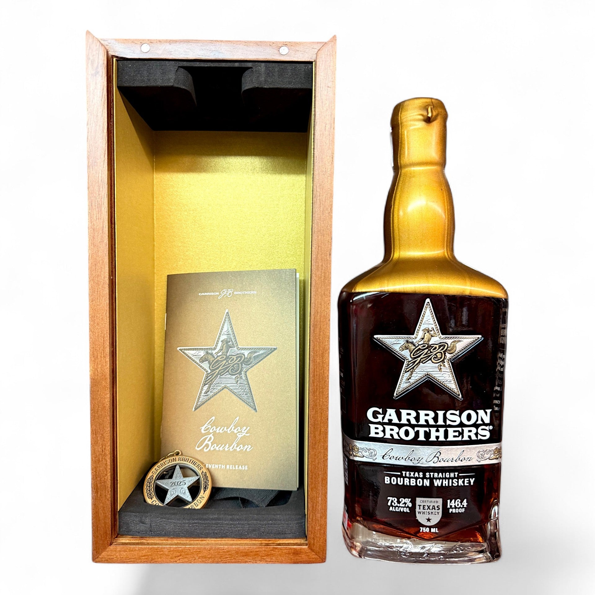 Garrison Brothers Cowboy Bourbon 11th Release Hazmat Overproof Uncut U ...